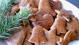 Perníčky s dřevěným dekorem II Perníčky s dřevěným dekorem II