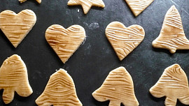 Perníčky s dřevěným dekorem II Perníčky s dřevěným dekorem II