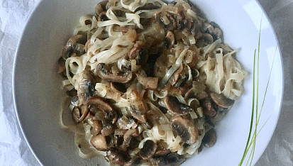 Žampionová omáčka - vegan