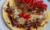 Houbovo - slaninová omeleta