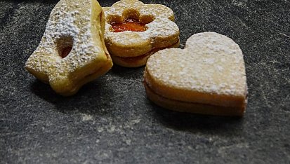 Linecké cukroví - recept z cukrářského učiliště