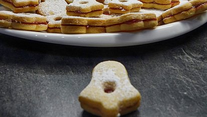 Linecké cukroví - recept z cukrářského učiliště
