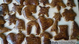 Perníčky s dřevěným dekorem II Perníčky s dřevěným dekorem II