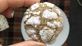 Citronové crinkles s bílým kabátkem