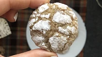 Citronové crinkles s bílým kabátkem