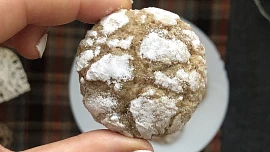 Citronové crinkles s bílým kabátkem