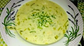 Polévka pórková s Nivou, Bez krutónků
