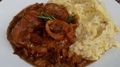 Telecí ossobuco na houbách