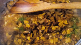 Telecí ossobuco na houbách