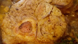 Telecí ossobuco na houbách