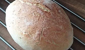 Jednoduchý domácí chleba (Dnes vyzkoušený. K večeři snědený a chválím. Je výborný. Dala jsem místo kmínu chia a sezamové semínka a byl skvělý. ????)