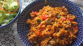 Bulgur s hlívou a zázvorem