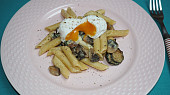 Penne s žampiony a cuketou