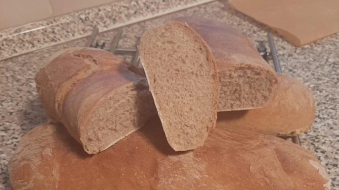 Bagety ze špaldové mouky
