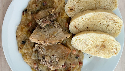 Jemné domácí houskové knedlíky