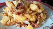 Šťouchané brambory se smaženým zelím, Dobrota