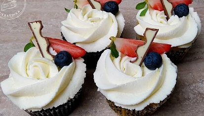 Kakaové cupcakes podle Mišky Kuličky, kakaové cupcakes