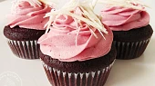 Kakaové cupcakes podle Mišky Kuličky, kakaové cupcakes