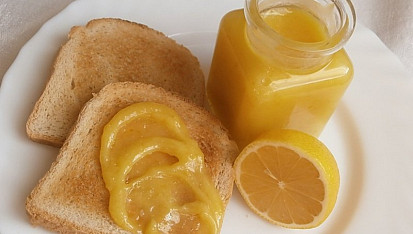 Lemon curd - anglický citronový krém, pomazánka, Lemon Curd