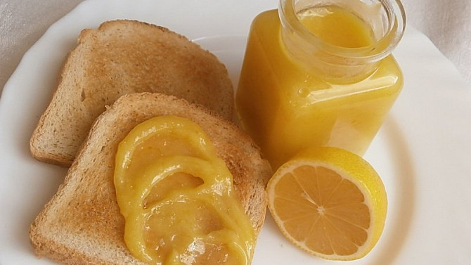 Lemon curd - anglický citronový krém, pomazánka, Lemon Curd