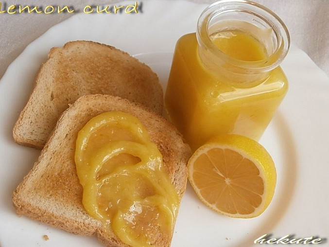 Lemon curd - anglický citronový krém, pomazánka, Lemon Curd