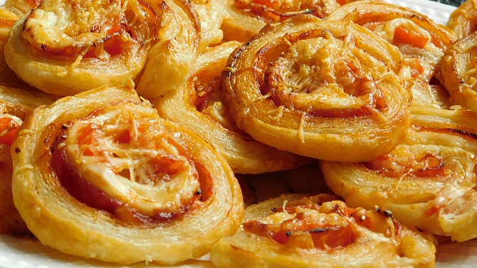 Pizza šneky k sežrání