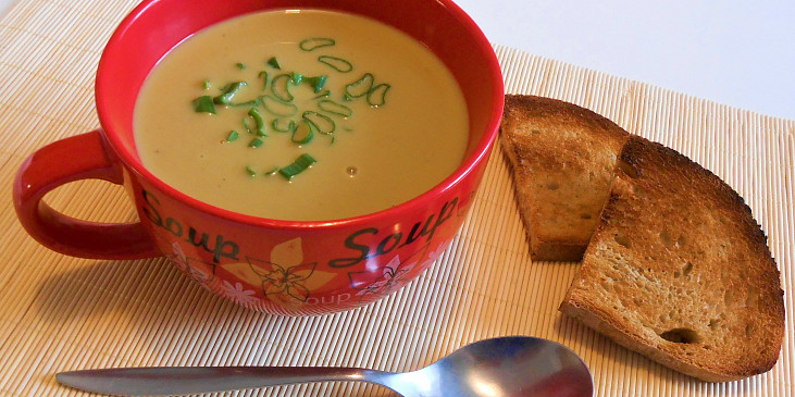 Polévka krémová brokolicová  (Dělená strava podle LK - Kytičky + zelenina)
