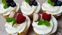 Vanilkové cupcakes podle Mišky Kuličky