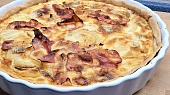 Cibulový quiche s gorgonzolou