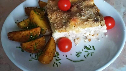 Zapečený květák s balkánským sýrem