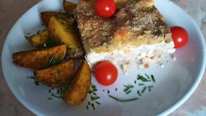 Zapečený květák s balkánským sýrem