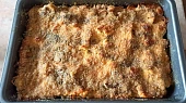 Zapečený květák s balkánským sýrem, po upečení