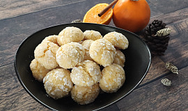 Kokosovo-pomerančové crinkles sušenky