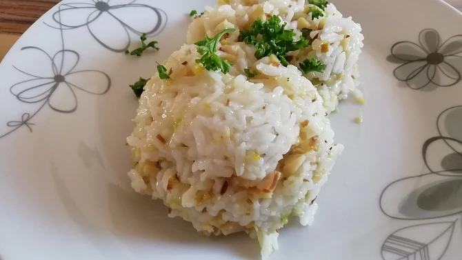 Rizoto s rybím filé