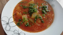Celerová bulharská polévka