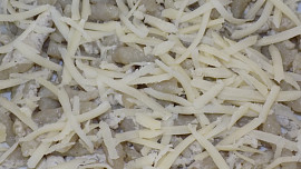 Sýrové halušky s fazolkami