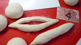 Valentýnské housky Valentýnské housky