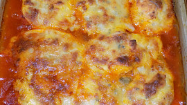 Zapékaná vajíčka s gorgonzolou