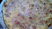 Kroupy se slaninou à la omeleta
