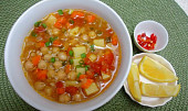 Maďarská polévka "čičeri"