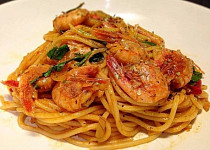 Špagety s krevetami