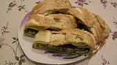 Špenátovo-nivový závin