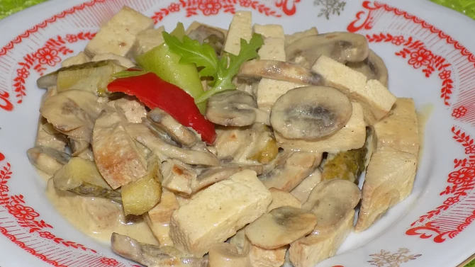 Žampiony à la Stroganoff podle Bukovského