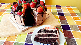 Čokoládový dort s mascarpone alias čokoládový sen