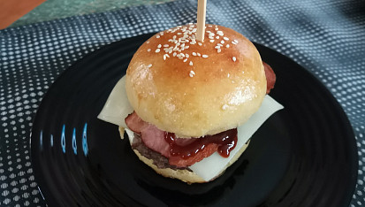 Kynuté bulky, burger