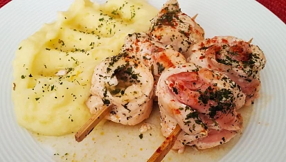 Dietní kuřecí roládky s omezením tuků, Dietní kuřecí roládky s omezením tuků