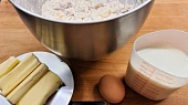 Mozzarellové muffiny (pečené v remosce)