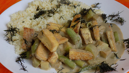 Thajské zelené kari s tofu