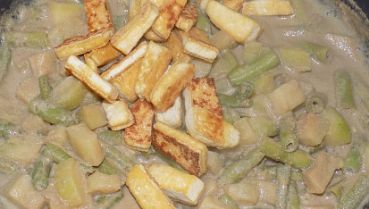 Thajské zelené kari s tofu