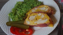 Zapékané kuřecí ve slaninovém kabátku